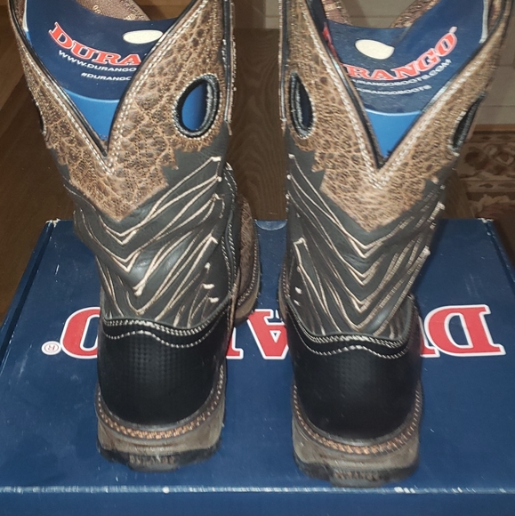 Durango Maverick XP steel toe work boots - Picture 3 of 6